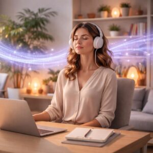 Alivio del Estrés en el Trabajo: La Ciencia Detrás del 432 Hz para Profesionales Ocupados